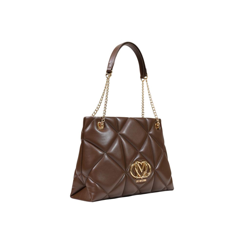 Women’s Love Moschino Brown Polyethylene Handbag