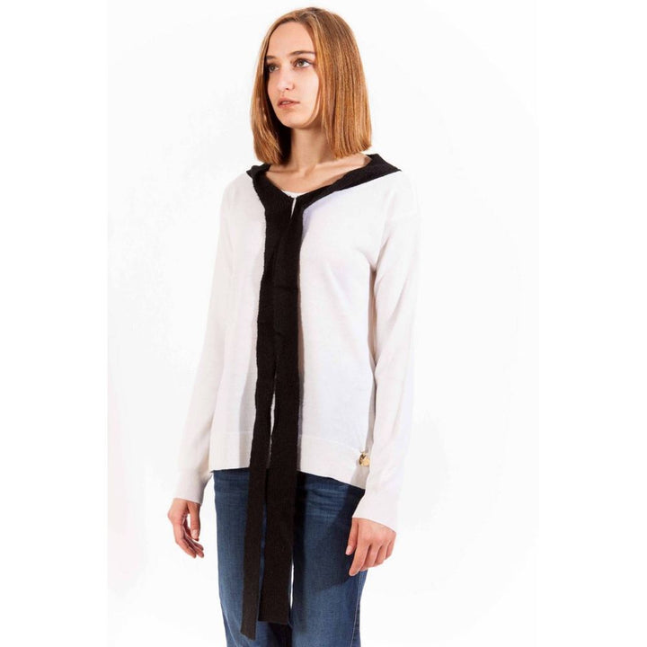 Women’s Love Moschino White Wool Women Sweater