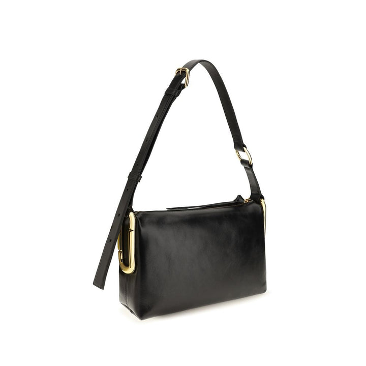 Women’s Marc Jacobs Black Calf Leather Bos Taurus Shoulder Bag
