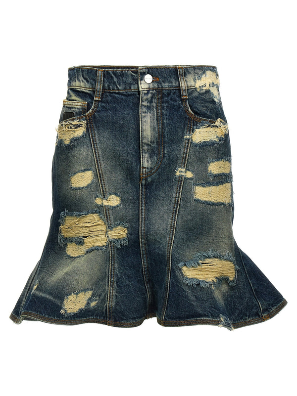 Women’s Marc Jacobs Blue Cotton Long Skirt