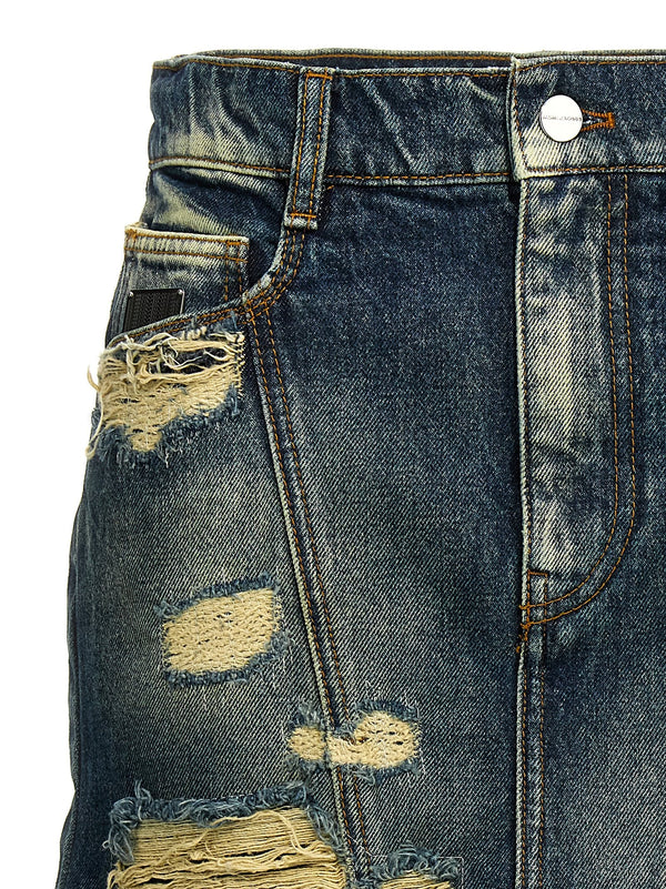 Women’s Marc Jacobs Blue Cotton Long Skirt