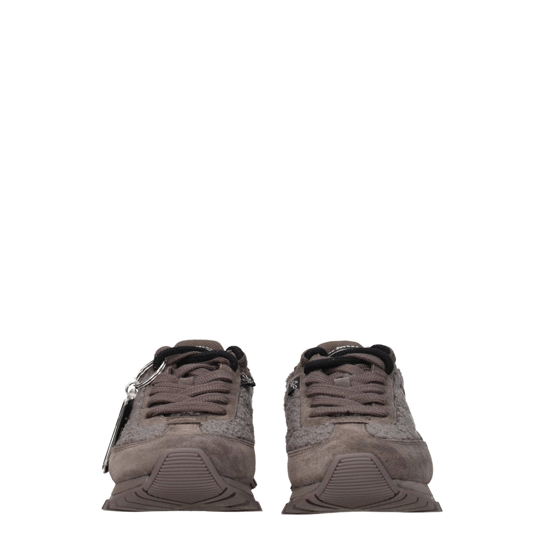 Women’s Marc Jacobs Gray Fur Chunky Sneakers
