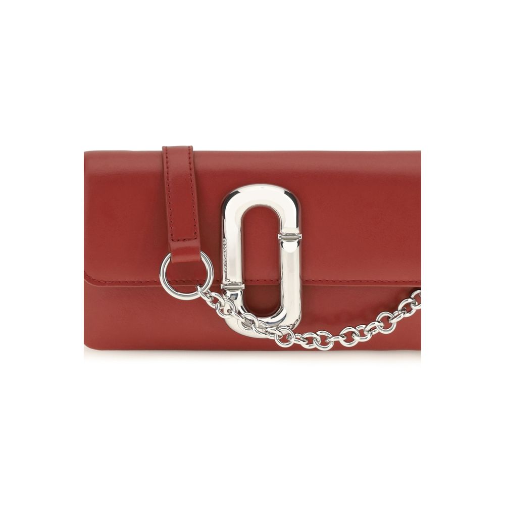 Women’s Marc Jacobs Red Calf Leather Bos Taurus Shoulder Bag