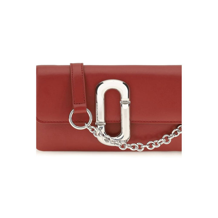 Women’s Marc Jacobs Red Calf Leather Bos Taurus Shoulder Bag