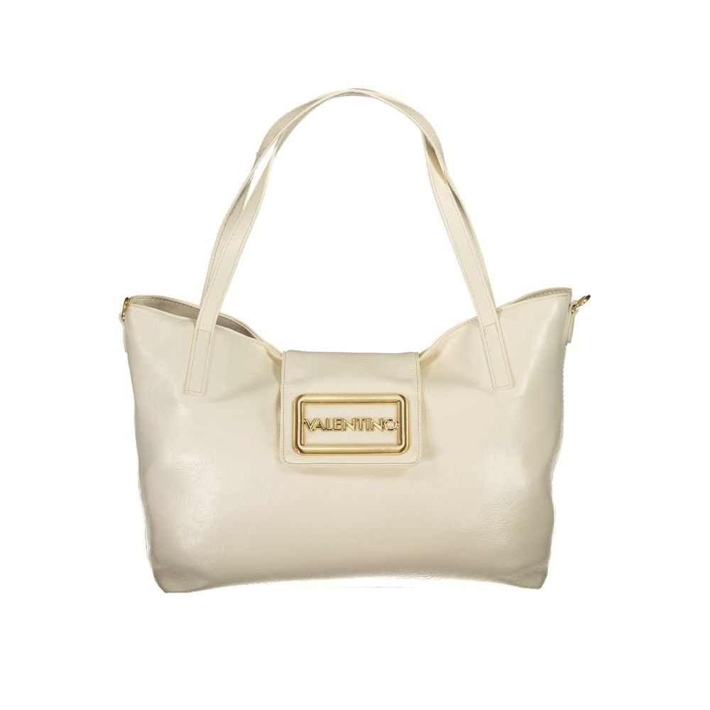 Women’s Mario Valentino Beige Polyurethane Womens Bag