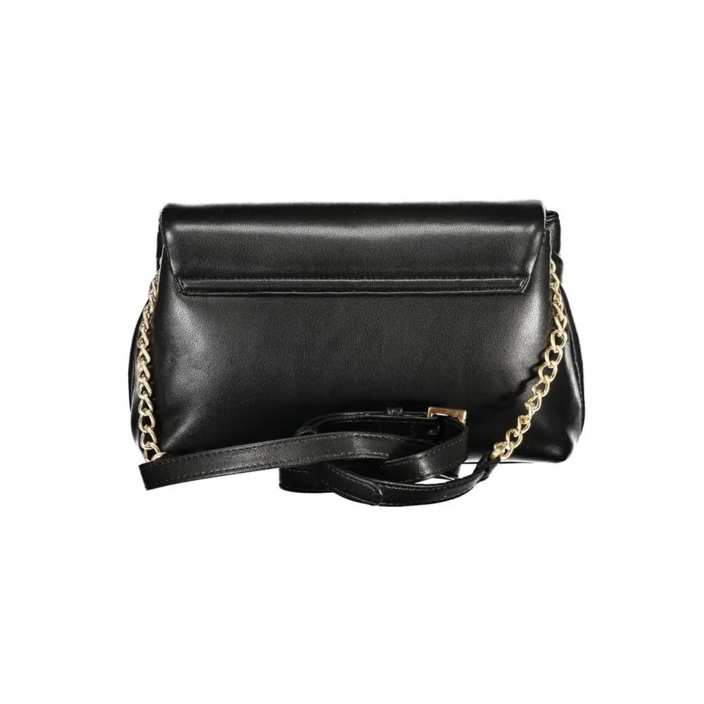 Women’s Mario Valentino Nero Polyurethane Woman Shoulder Bag