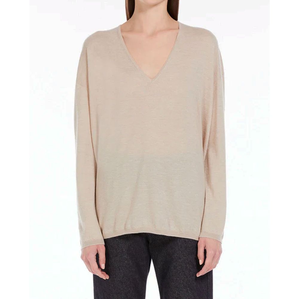 Women’s Max Mara Beige Cashmere Sweater
