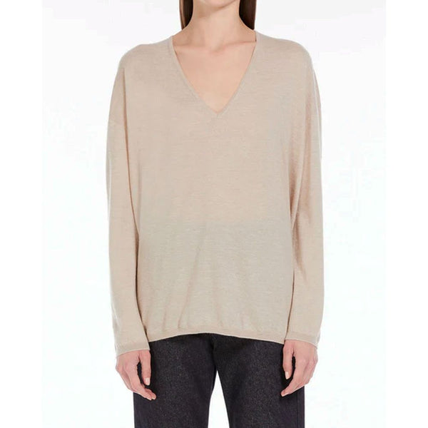 Women’s Max Mara Beige Cashmere Sweater