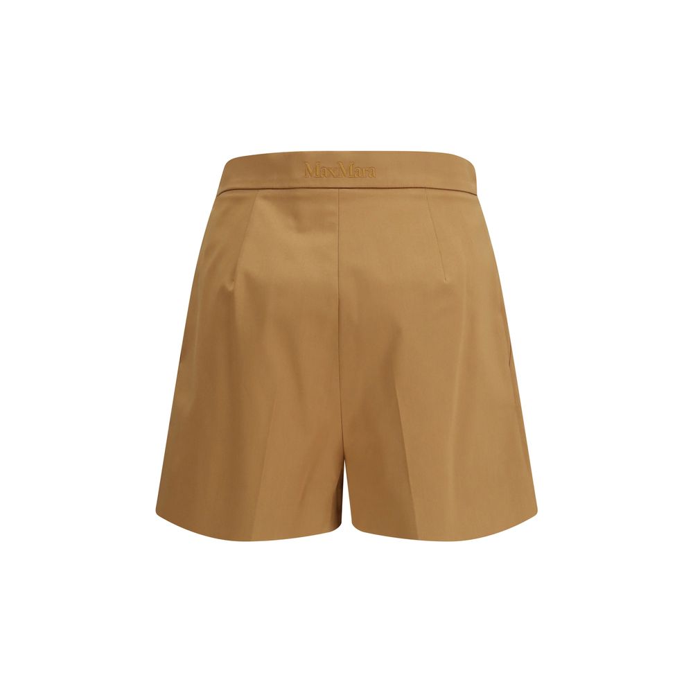 Women’s Max Mara Beige Cotton Bermuda Shorts