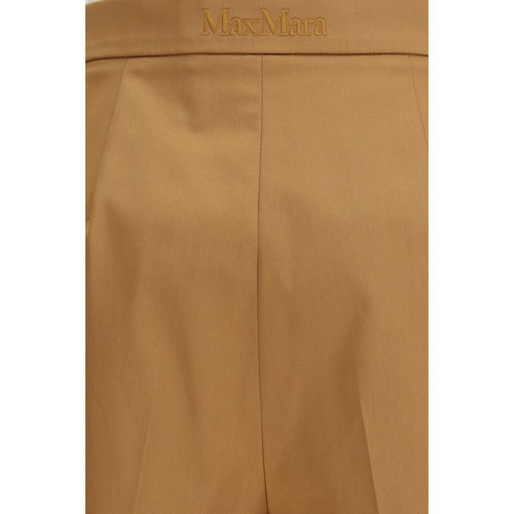 Women’s Max Mara Beige Cotton Bermuda Shorts