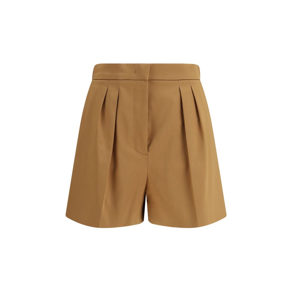 Women’s Max Mara Beige Cotton Bermuda Shorts