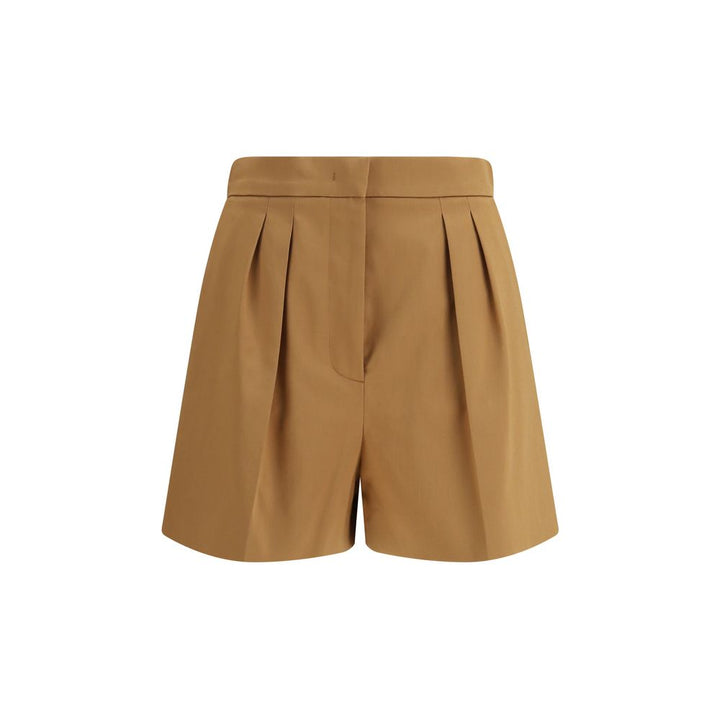 Women’s Max Mara Beige Cotton Bermuda Shorts