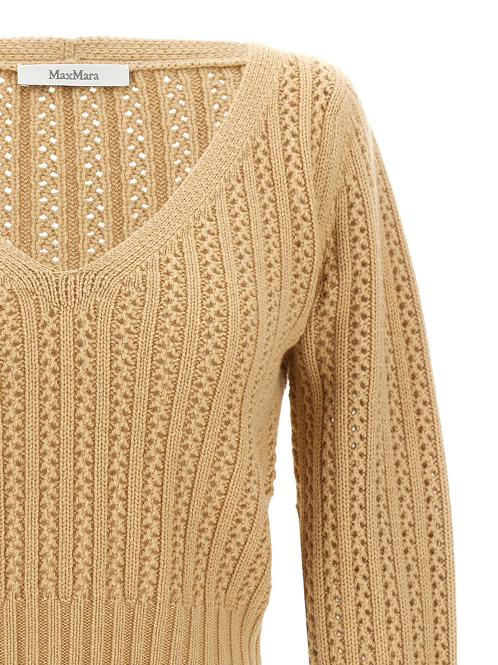 Women’s Max Mara Beige Wool Cardigan