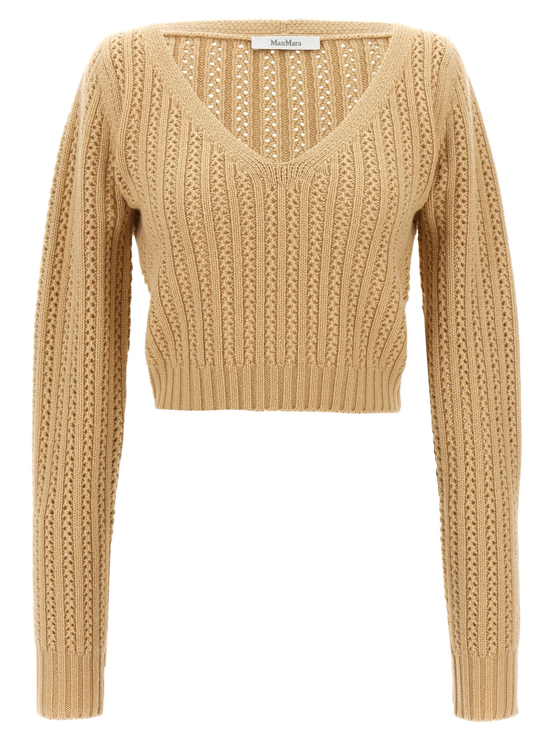 Women’s Max Mara Beige Wool Cardigan