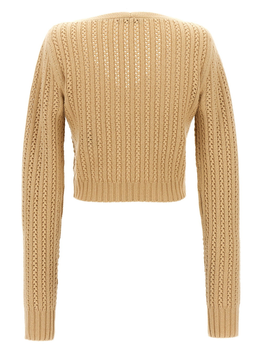 Women’s Max Mara Beige Wool Cardigan