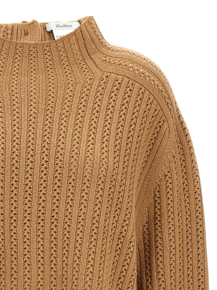 Women’s Max Mara Beige Wool Cardigan