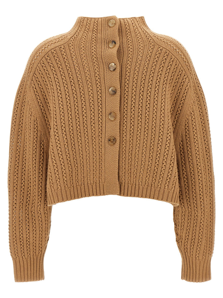 Women’s Max Mara Beige Wool Cardigan