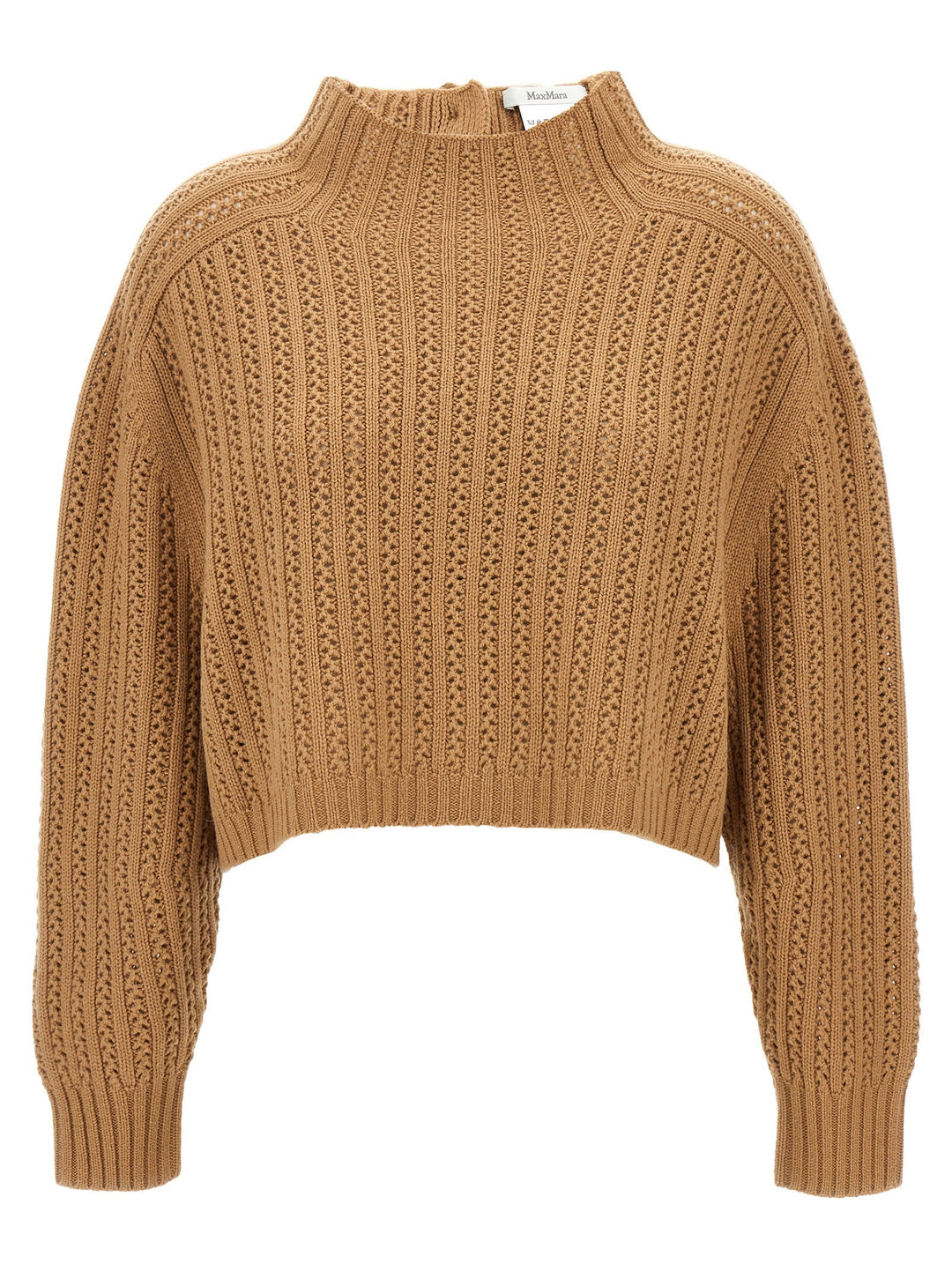 Women’s Max Mara Beige Wool Cardigan