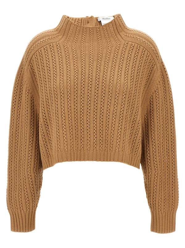 Women’s Max Mara Beige Wool Cardigan
