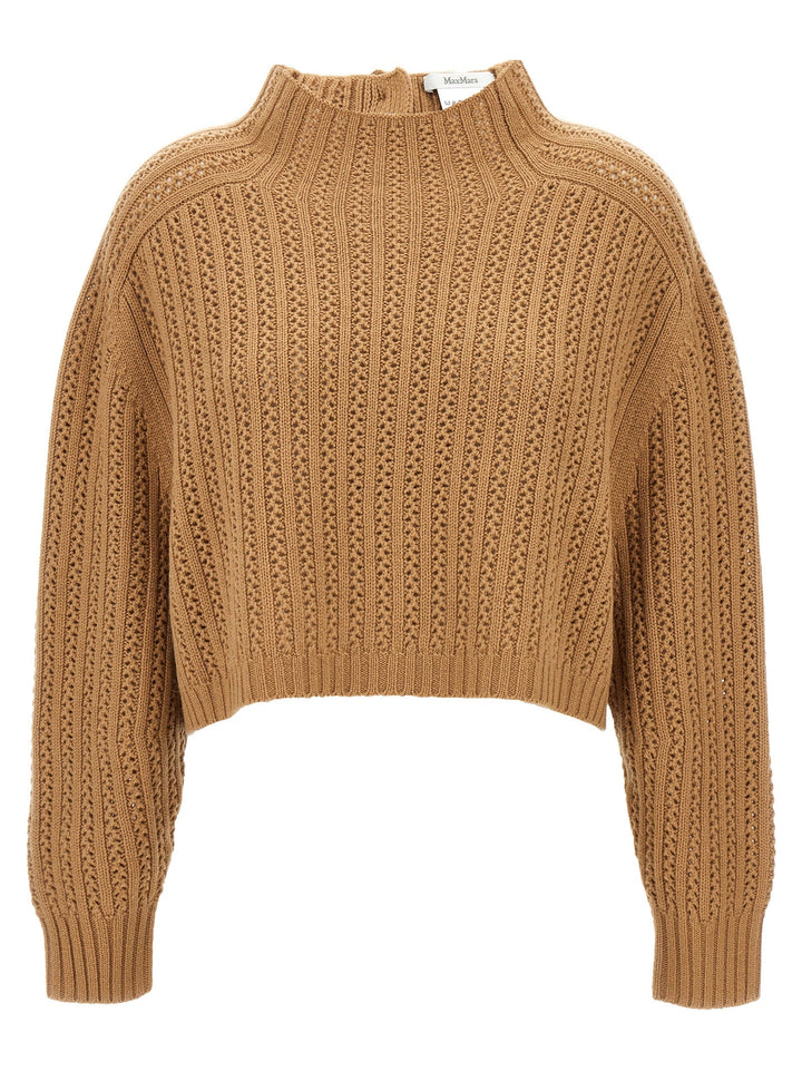 Women’s Max Mara Beige Wool Cardigan