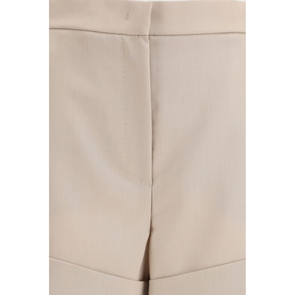 Women’s Max Mara Bicolor Wool Bermuda Shorts