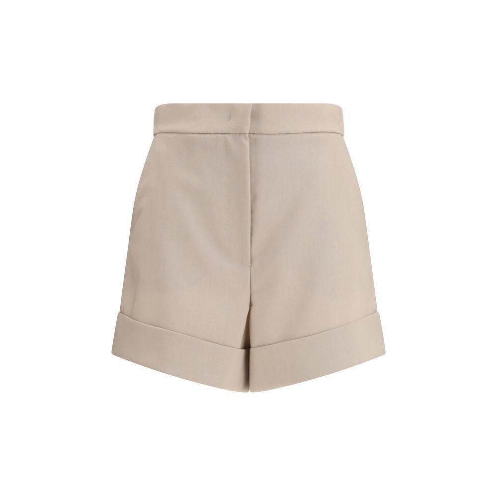 Women’s Max Mara Bicolor Wool Bermuda Shorts