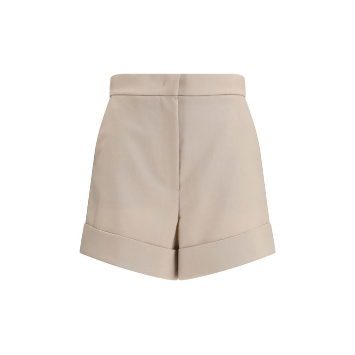 Women’s Max Mara Bicolor Wool Bermuda Shorts