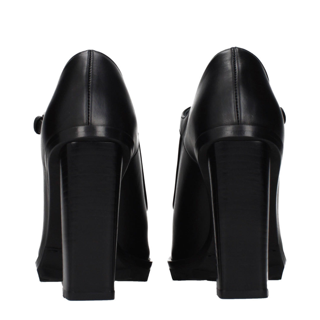 Women’s Max Mara Black Leather High Heel Pumps