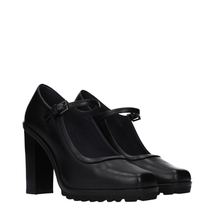 Women’s Max Mara Black Leather High Heel Pumps