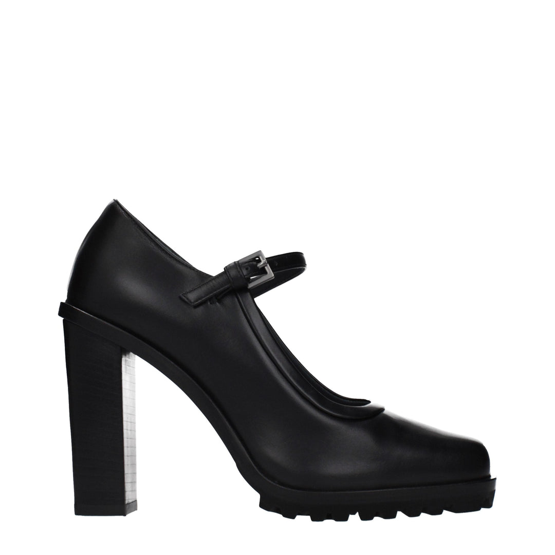 Women’s Max Mara Black Leather High Heel Pumps