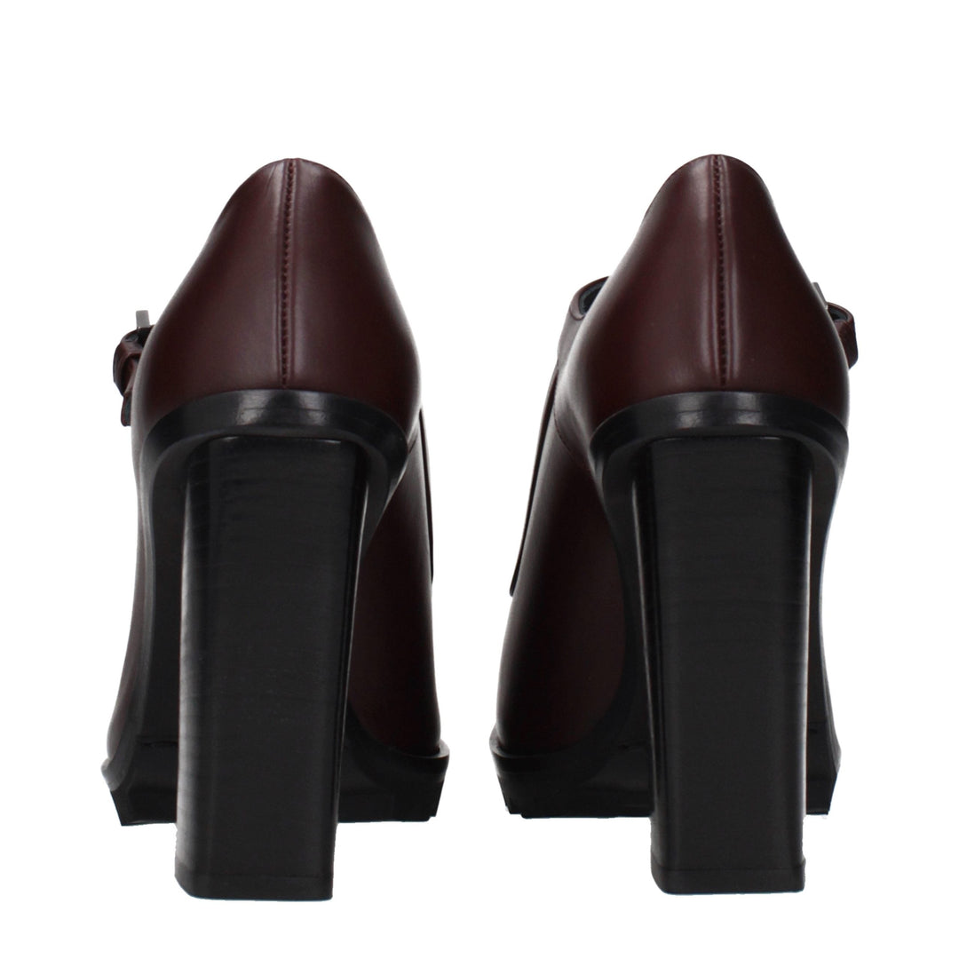 Women’s Max Mara Brown Leather High Heel Pumps
