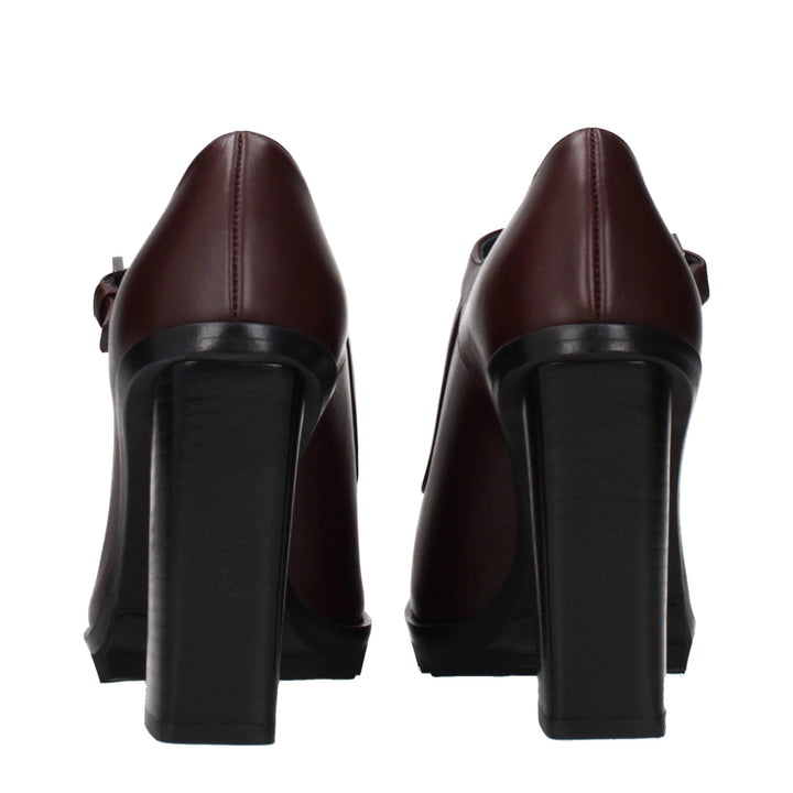 Women’s Max Mara Brown Leather High Heel Pumps