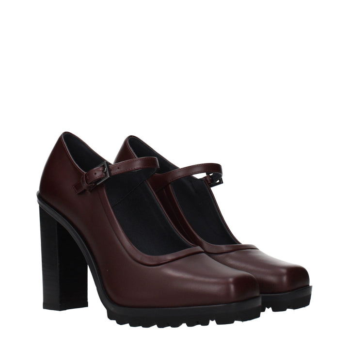 Women’s Max Mara Brown Leather High Heel Pumps