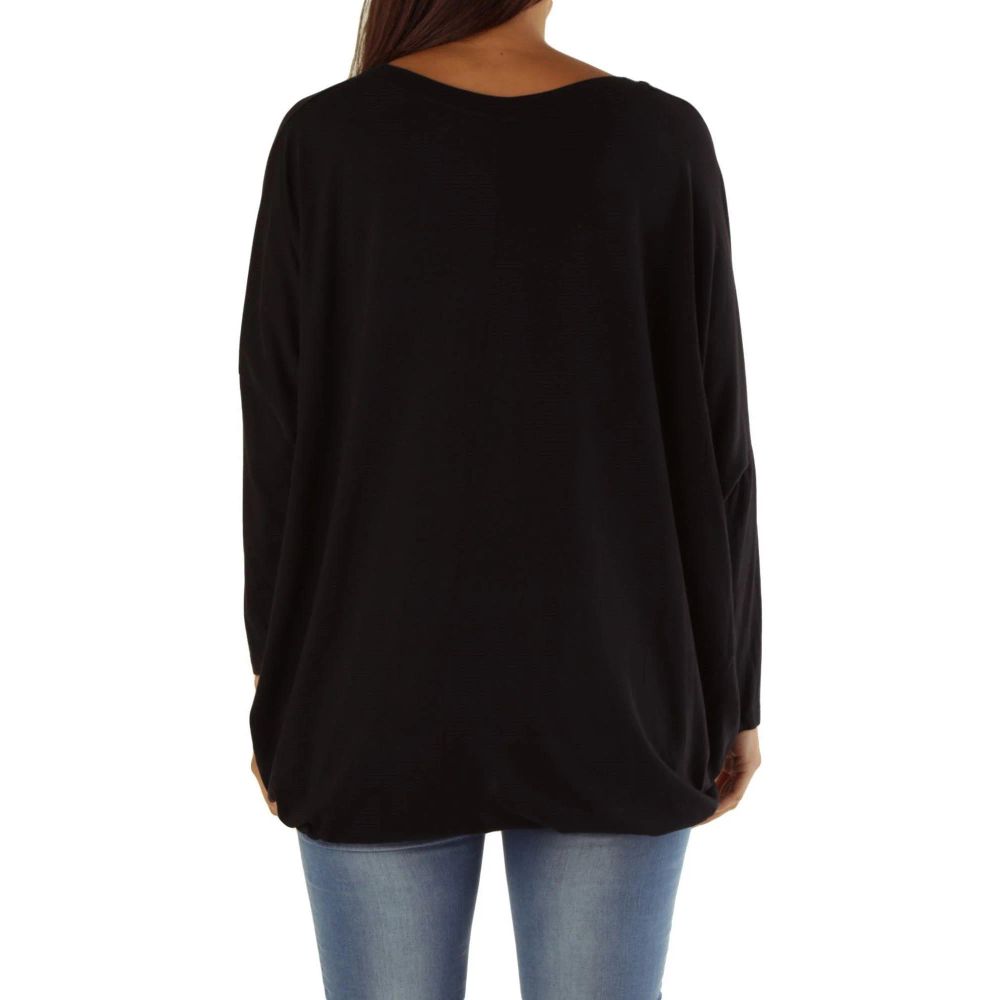 Women’s Met Black Viscose Sweatshirt