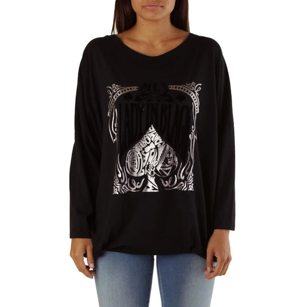 Women’s Met Black Viscose Sweatshirt