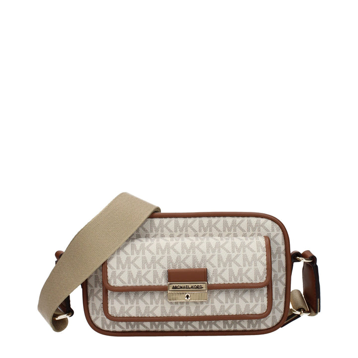 Women’s Michael Kors Beige Fabric Crossbody Bag