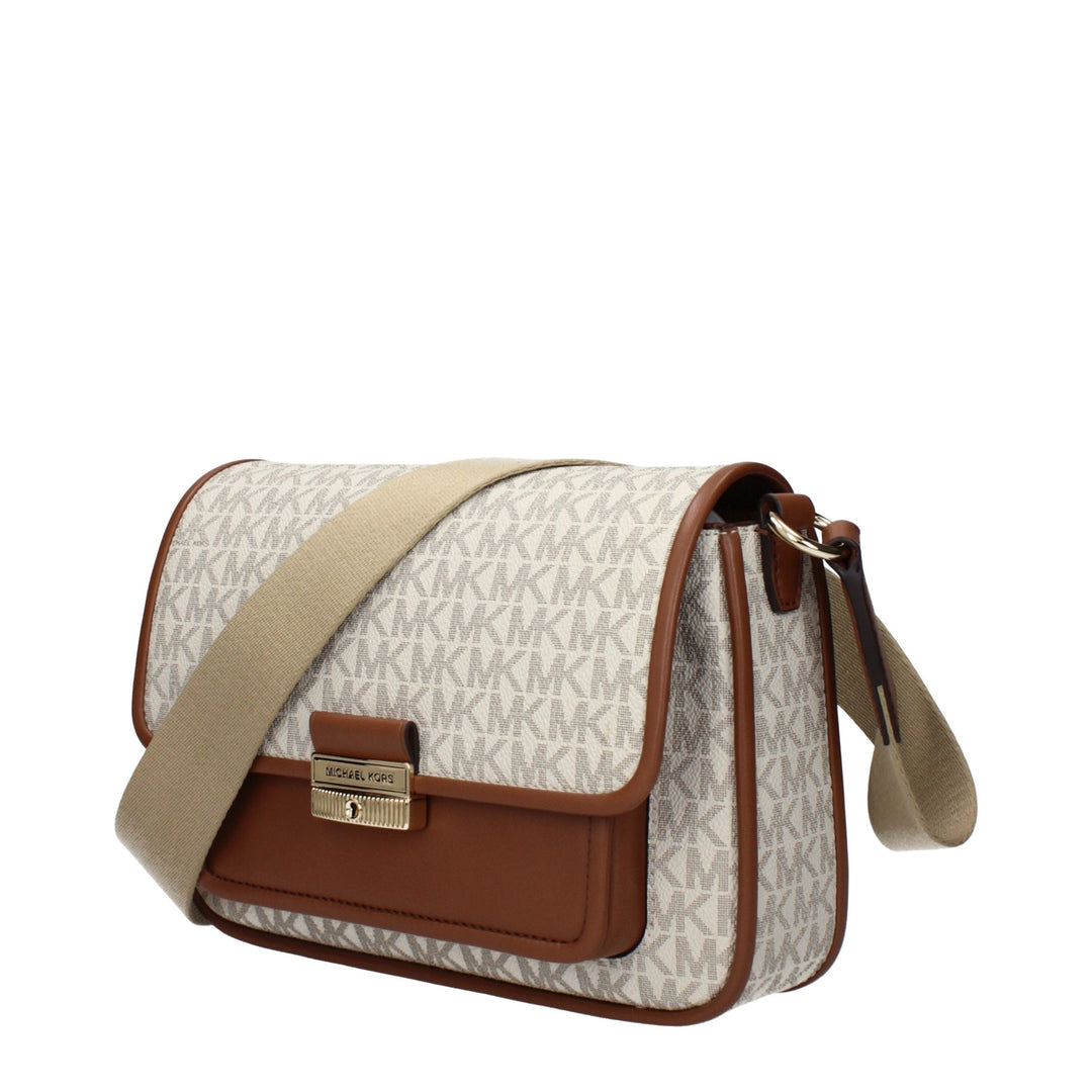 Women’s Michael Kors Beige Fabric Crossbody Bag