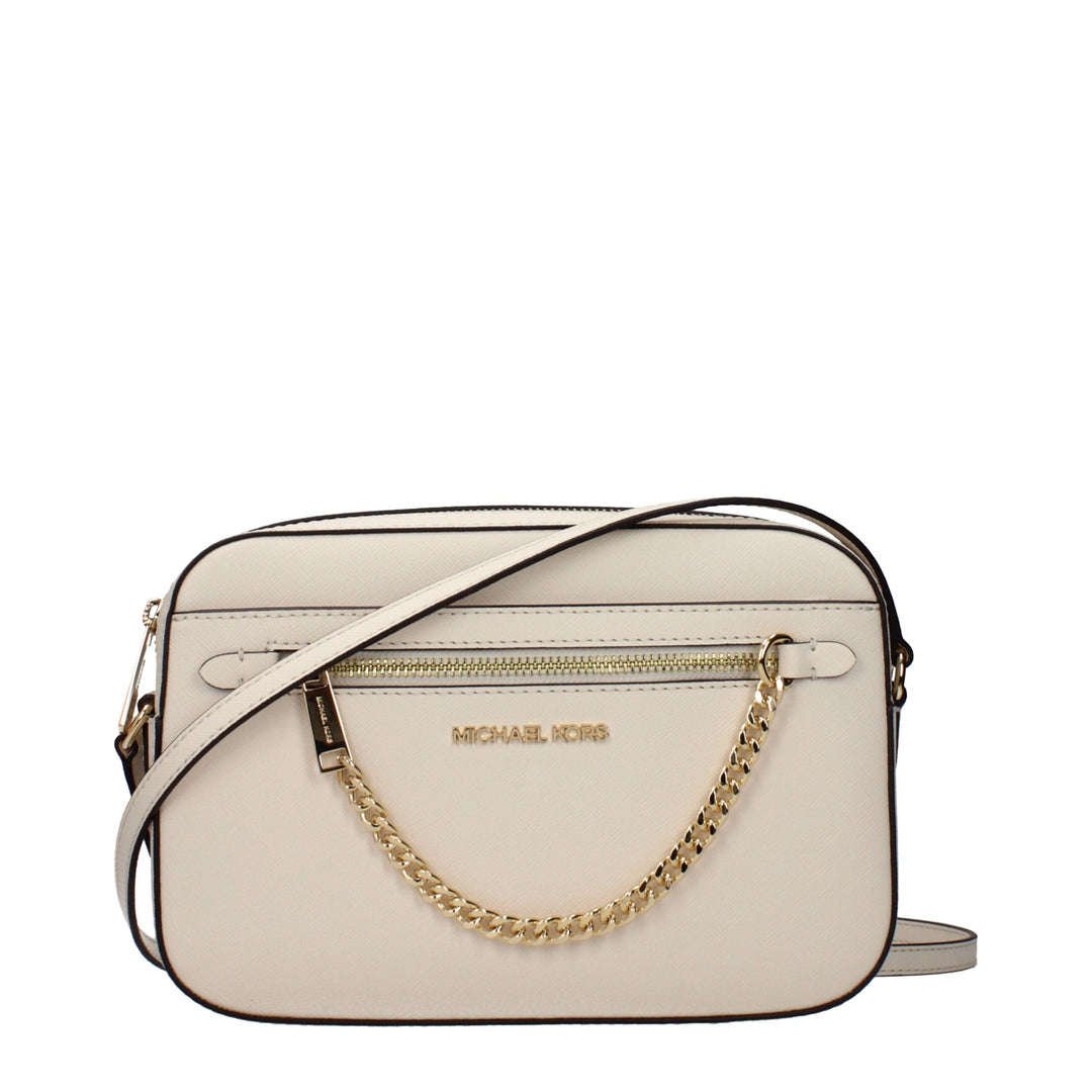 Women’s Michael Kors Beige Leather Crossbody Bag