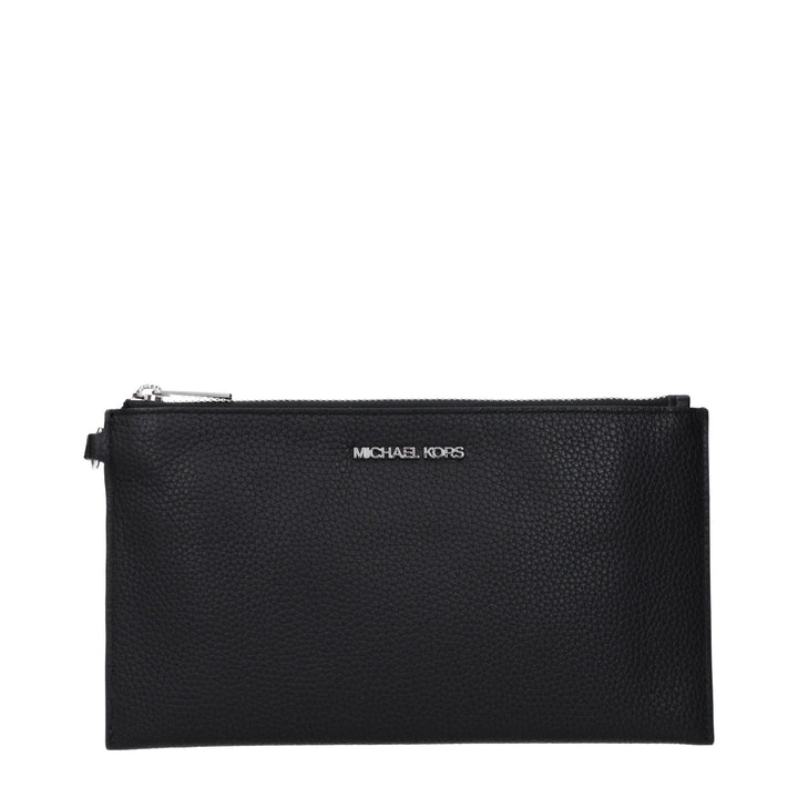 Women’s Michael Kors Black Leather Clutch Bag