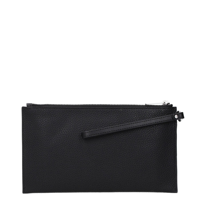 Women’s Michael Kors Black Leather Clutch Bag