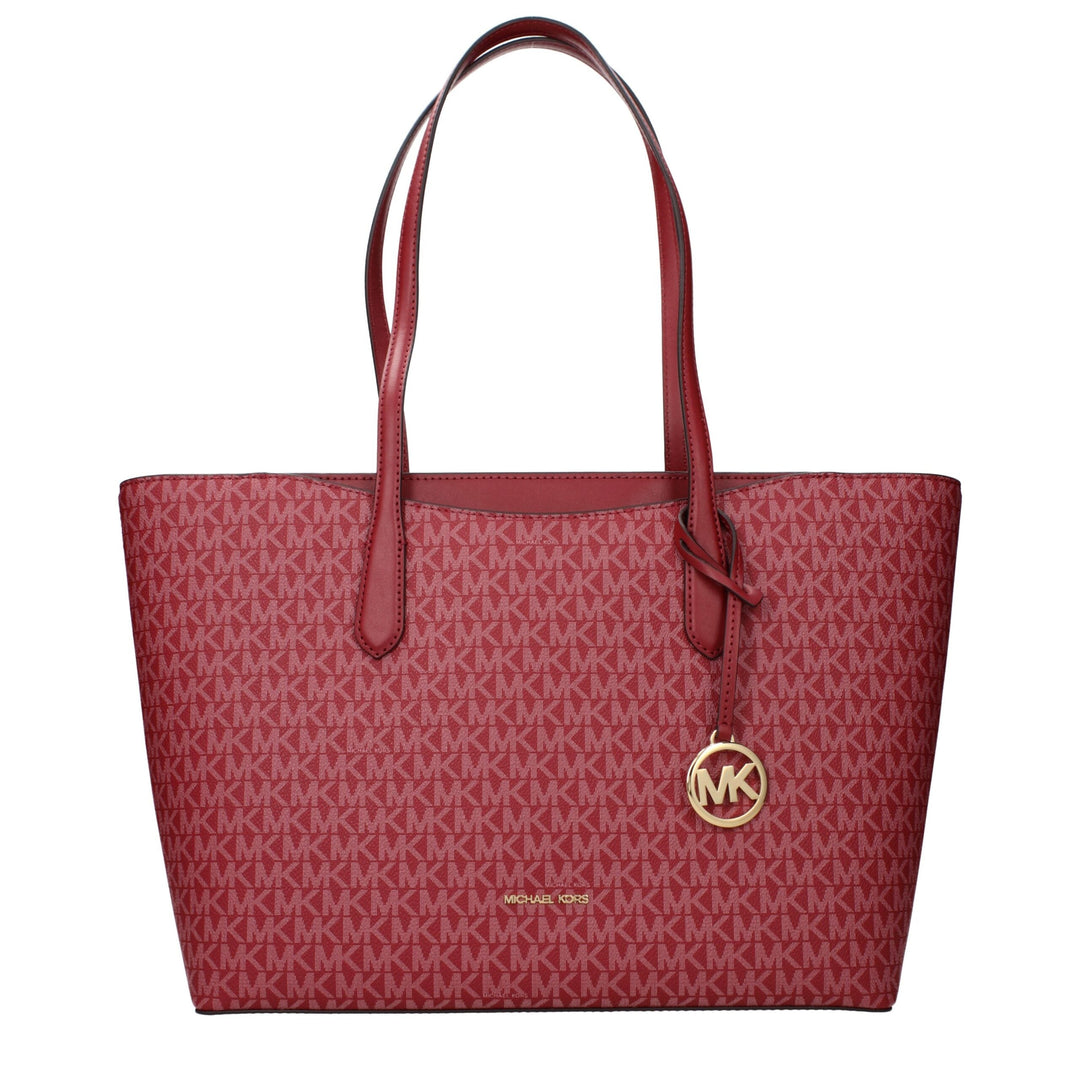 Women’s Michael Kors Red Fabric Shoulder Bag