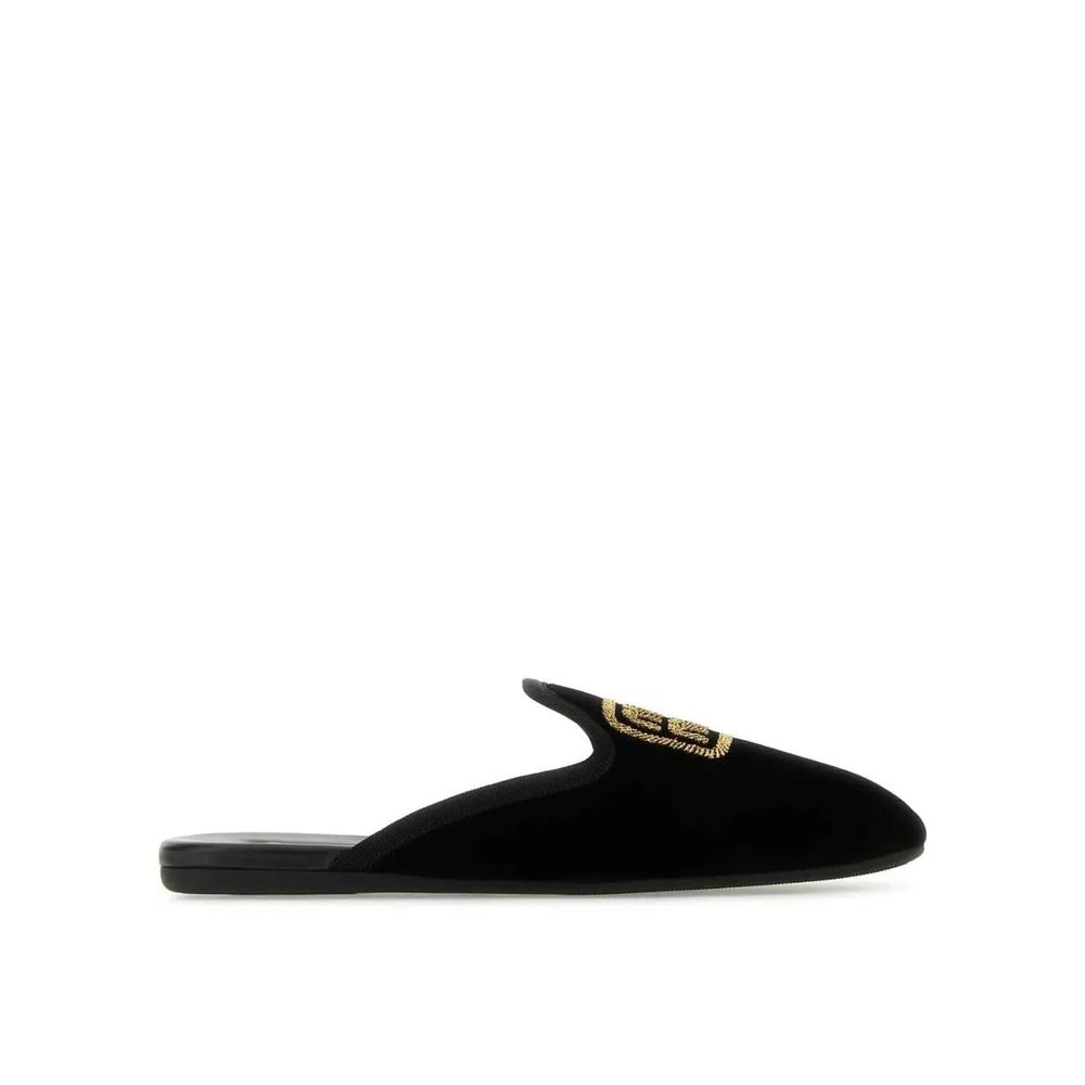 Women’s Miu Black Calfskin Mules