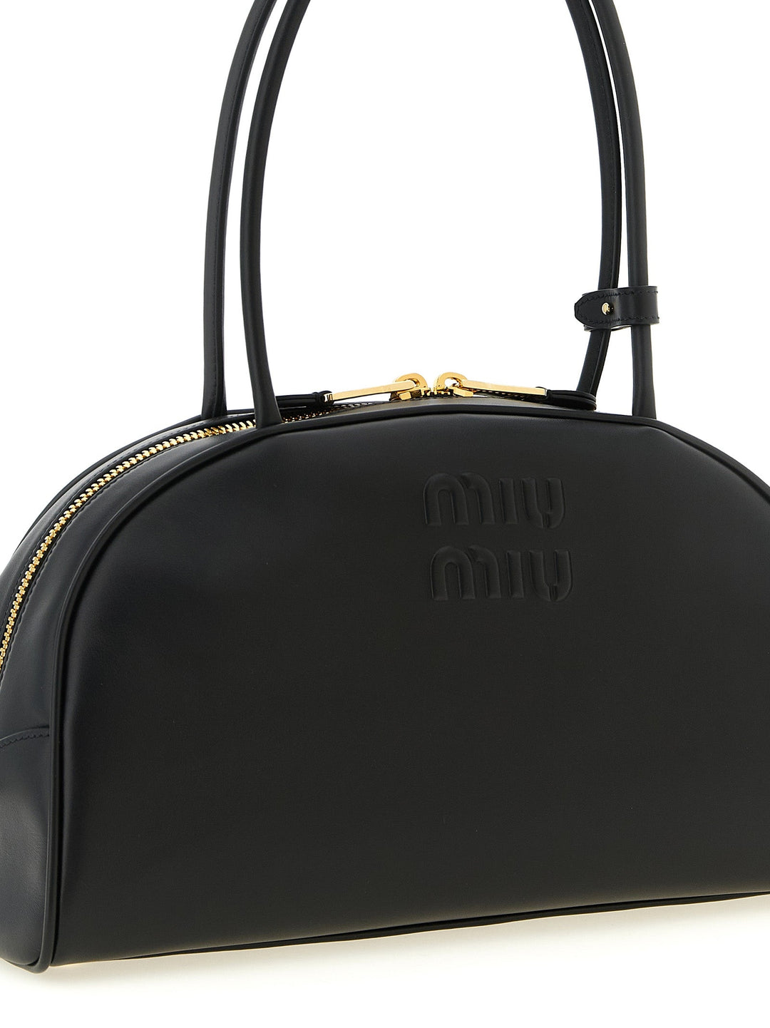 Women’s Miu Black Calfskin Shoulder Bag