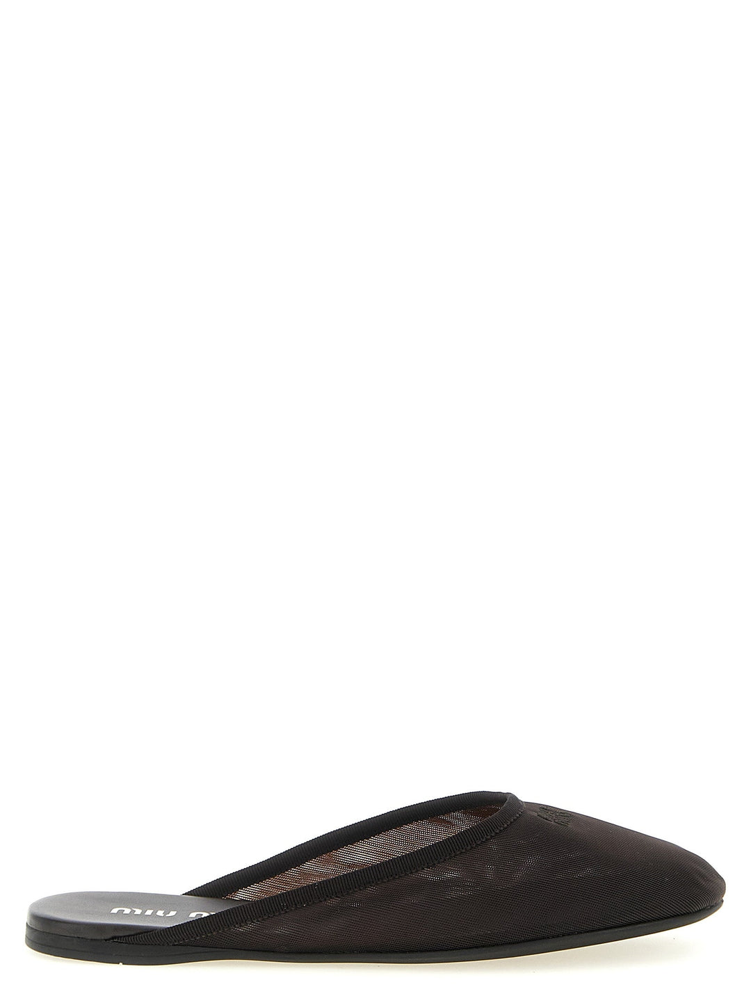 Women’s Miu Black Recycled Polyester Flats