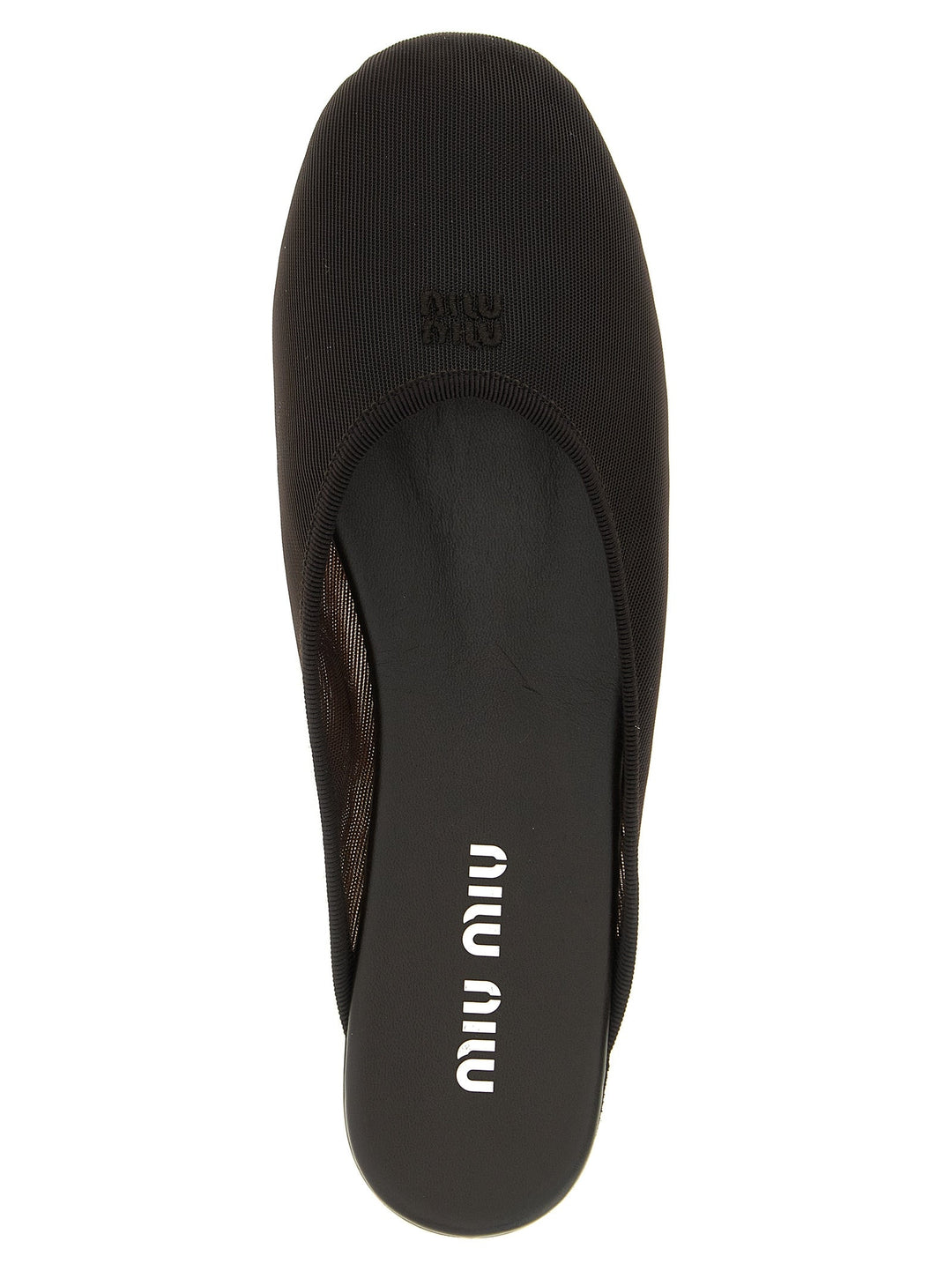 Women’s Miu Black Recycled Polyester Flats