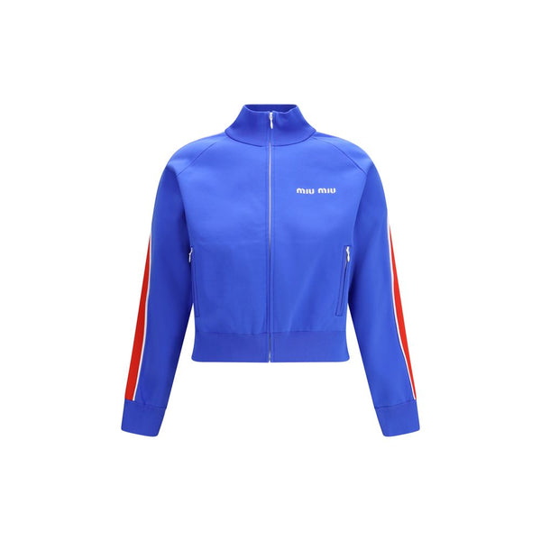 Women’s Miu Blue Polyamide Sweatshirt