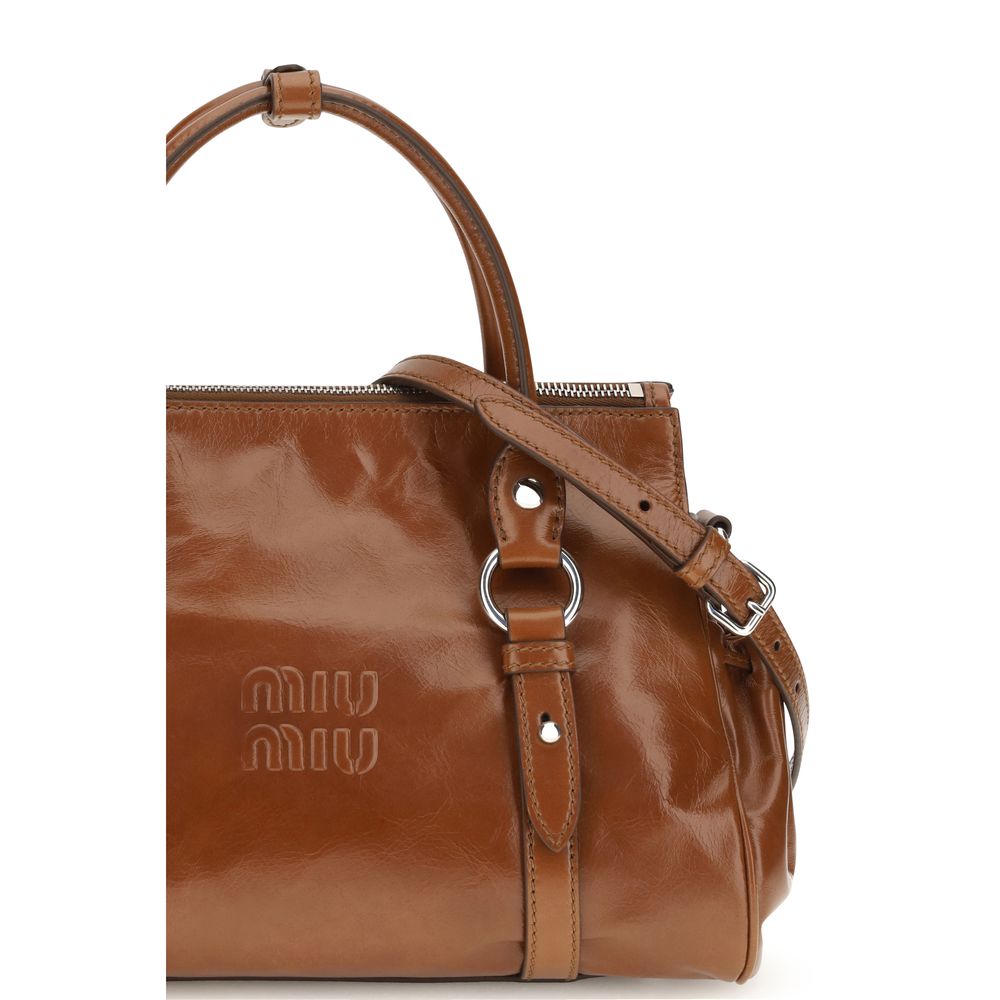 Women’s Miu Brown Calf Leather Bos Taurus Handbag
