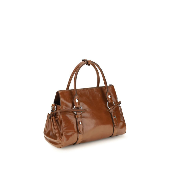 Women’s Miu Brown Calf Leather Bos Taurus Handbag