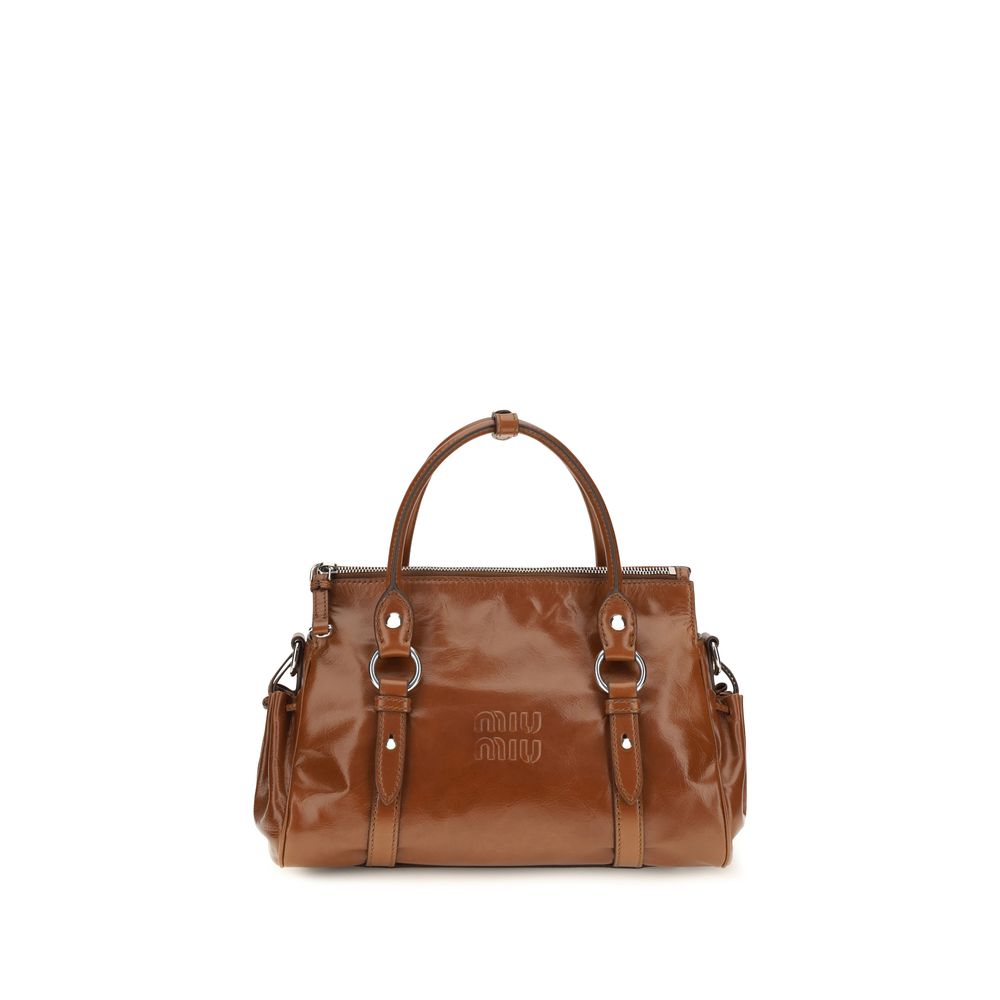 Women’s Miu Brown Calf Leather Bos Taurus Handbag