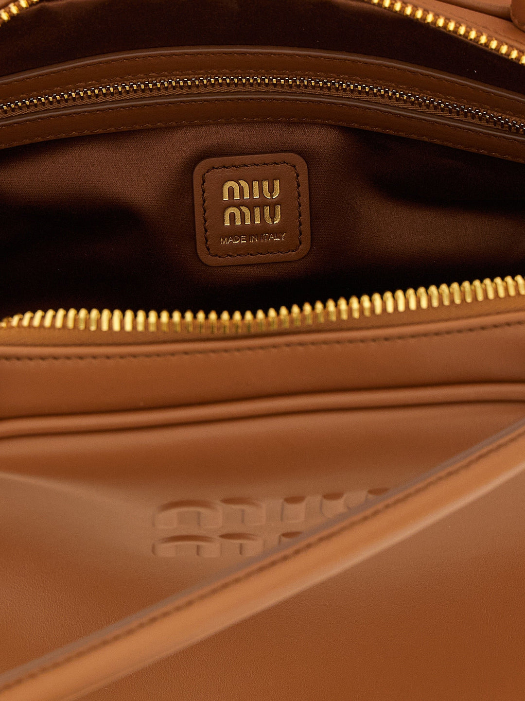 Women’s Miu Brown Calfskin Shoulder Bag